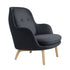 Fri™ JH5 Armchair / Oak Wood Base
